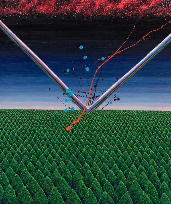 AHN DOOJIN Clang! oil and acrylic on canvas 72.5 x 60.5cm 2020