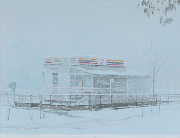ROH CHOONGHYUN Seven eleven oil on canvas 112 x 145.5cm 2018