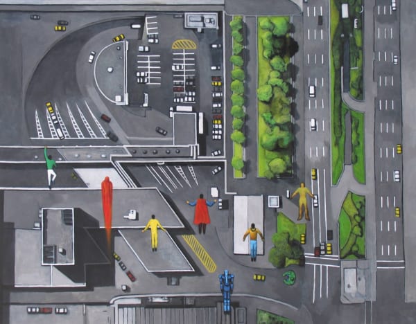 SHIN CHANGYONG Skill of flying acrylic on canvas 112 x 145cm 2012