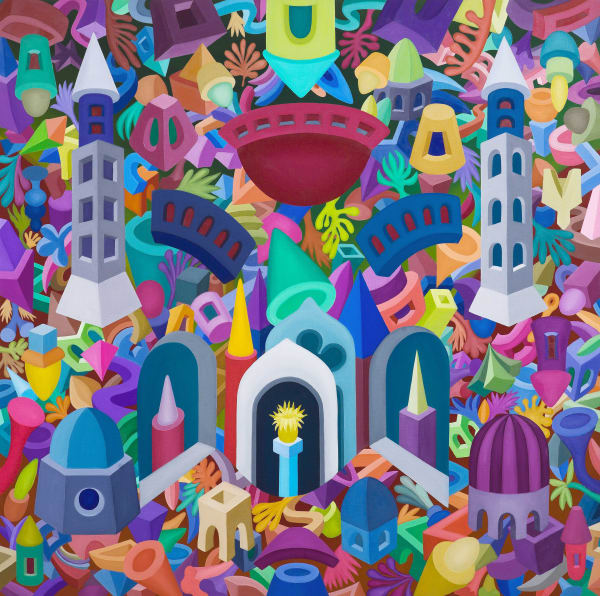 JHE YOUSUNG The Invisible oil on canvas 140 x 140cm 2011