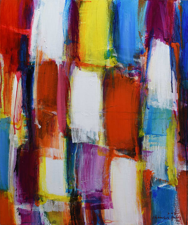 Space and memory-2004 acrylic on canvas 72.7 x 60.6cm 2020