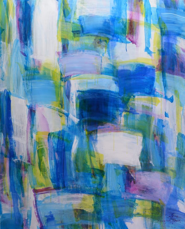 Space and memory-1905 acrylic on canvas 162 x 130cm 2019