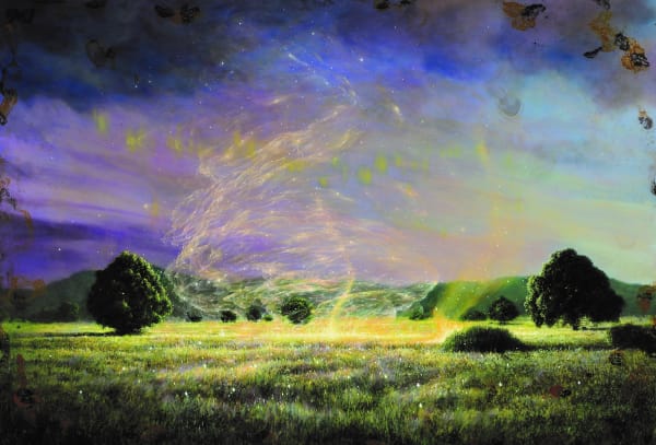 Unknown Artist-July 16th 19 mixed media on canvas 112 x 162cm 2019