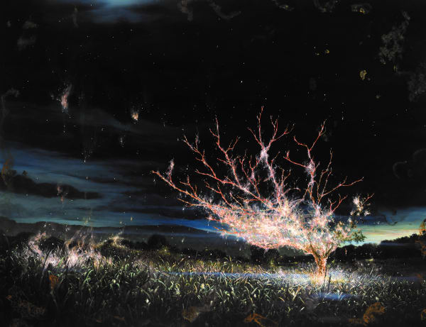 Unknown Artist-Dec 5th 19 mixed media on canvas 112 x 145.5cm 2019