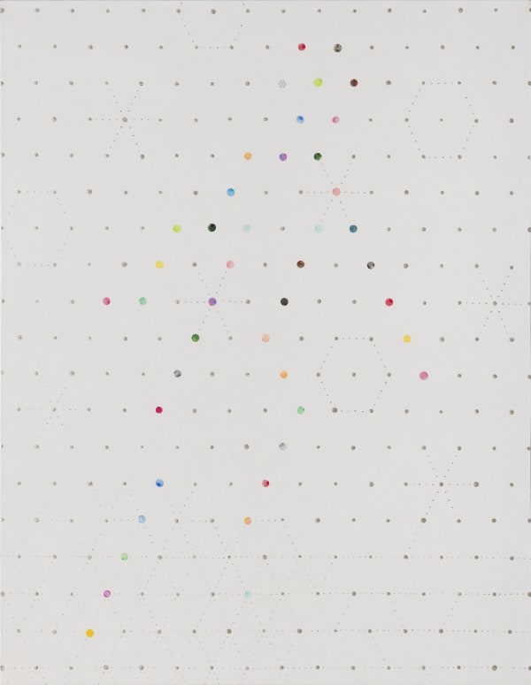 Appearance collage, pigment on hanji canvas 116 x 91cm 2019