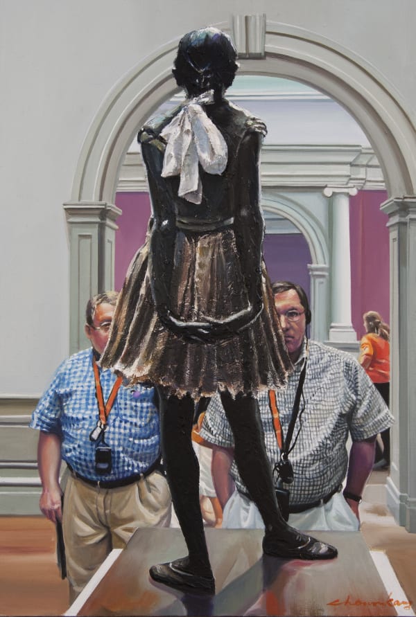 Ways of Seeing-The Little Fourteen Year Old Dancer oil on canvas 72.7 x 53cm 2018