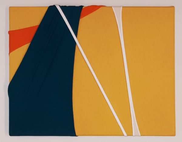 BACK INKYO COLOR SYMPHONY #9 fabric drawing on canvas 32 x 43cm 2019