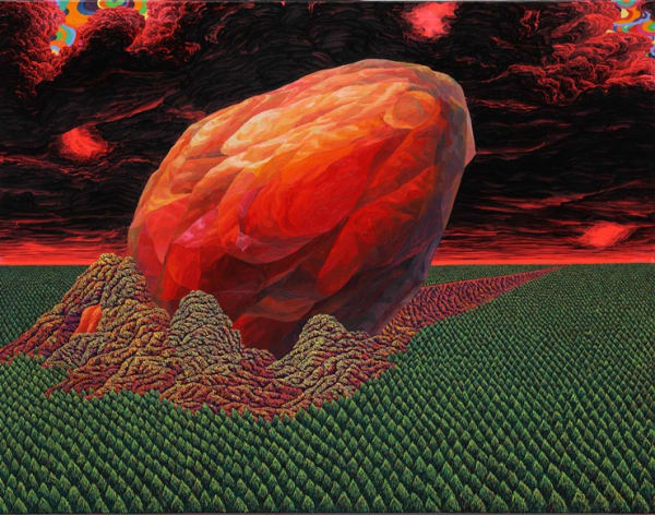 AHN DOOJIN Moving Stone oil on canvas 91 x 116.8cm 2015