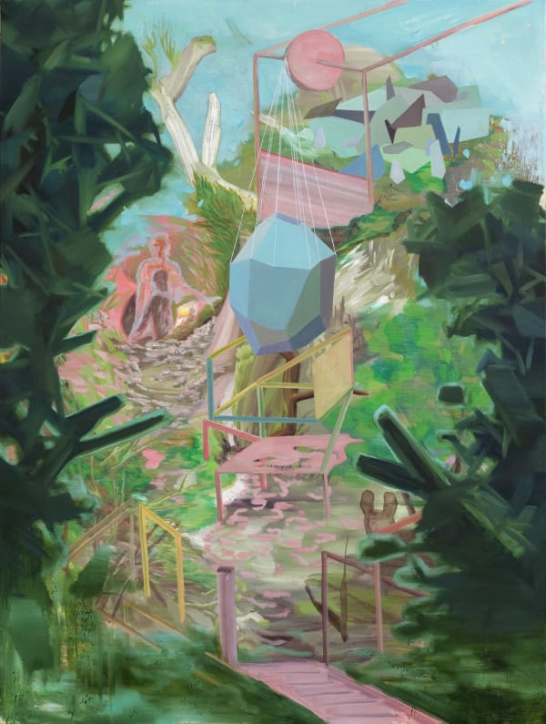 LEE SIWOO Hoist The Reason oil on canvas 117 x 91cm 2013