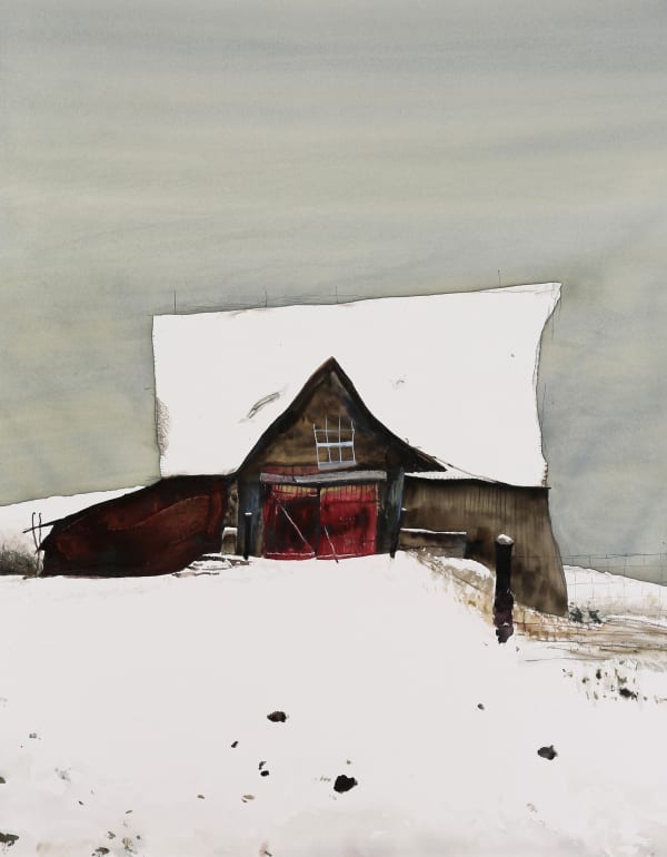 NA GWANGHO Warehouse watercolor on arches paper 116.7 x 91cm 2016