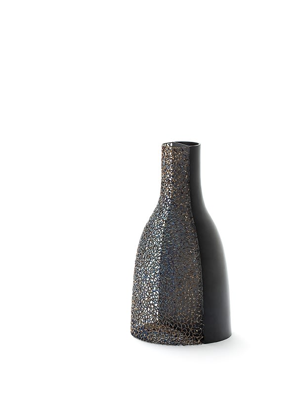 Unity red copper, titanium 22 x 11 x 11cm 2020