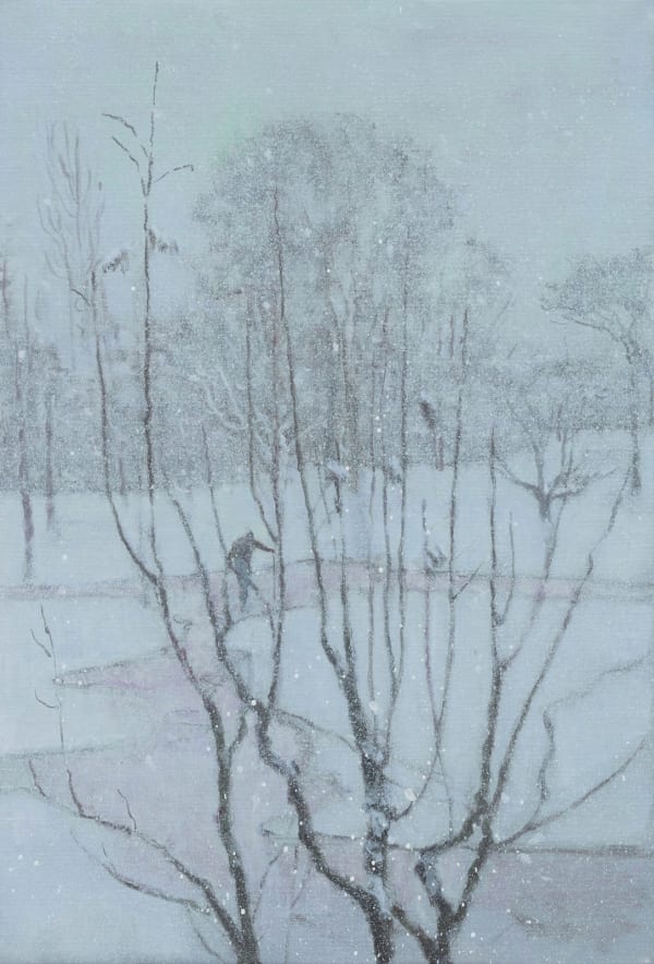 ROH CHOONGHYUN Walk oil on canvas 60.5 x 41cm 2021