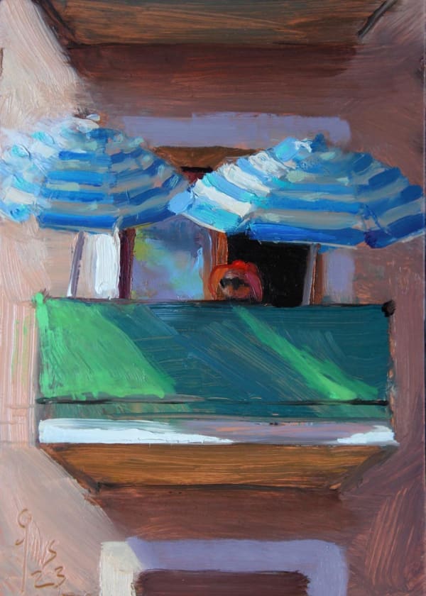 Jannes Koetsier, Balkon met man