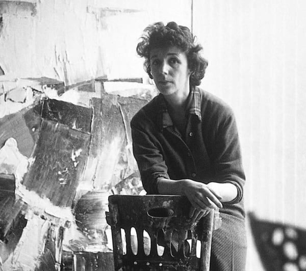 Marcelle Ferron - Composition sur fond vert, 1954