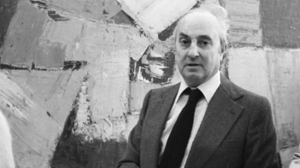 Olivier Debré - Fall rose in the New Hampshire, 1975