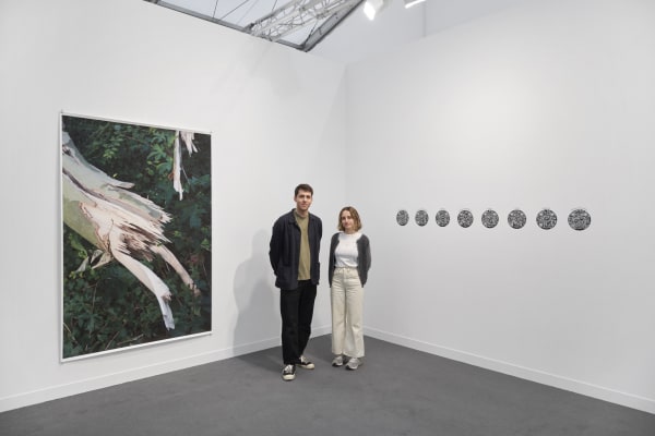 Gallery Climate Coalition booth at Frieze London 2021. Image Courtesy of Ben Westoby. Artwork: Wolfgang Tillmans Iignin duress (d), 2014 @Wolfgang Tillmans, courtesy Maureen Paley, London