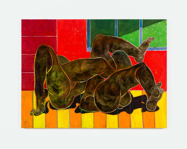 Mark Yang, Yoga With a Sculpture, 2024