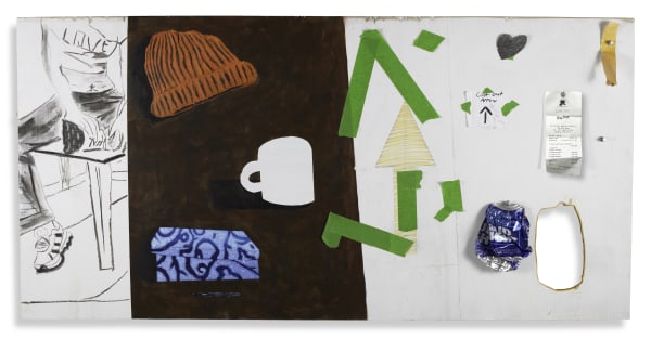 Jacob Salzer, Found Cans, Stolen Drawing, Stolen Hat, First Date, 2023