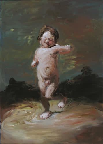 Bénédicte Peyrat Child (1), 2010 Acrylic On Paper 16.5h x 11w in (41.91h x 27.94w cm)