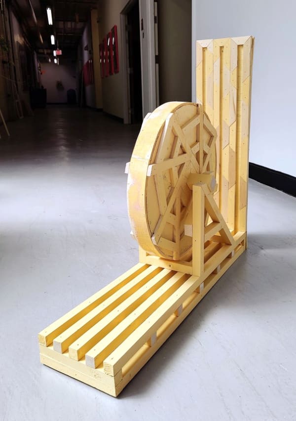 Gavin Fahey, Diana Oughton's Spinning Wheel, 2022