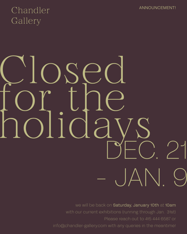 Closed for a holiday break