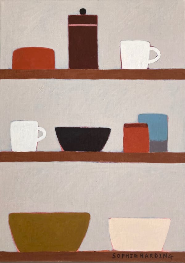 Sophie Harding, Shelves at the Leach Pottery