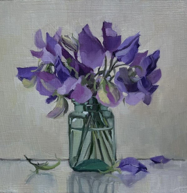 Louise Hawkins, Lilac & Mauve Sweet Peas