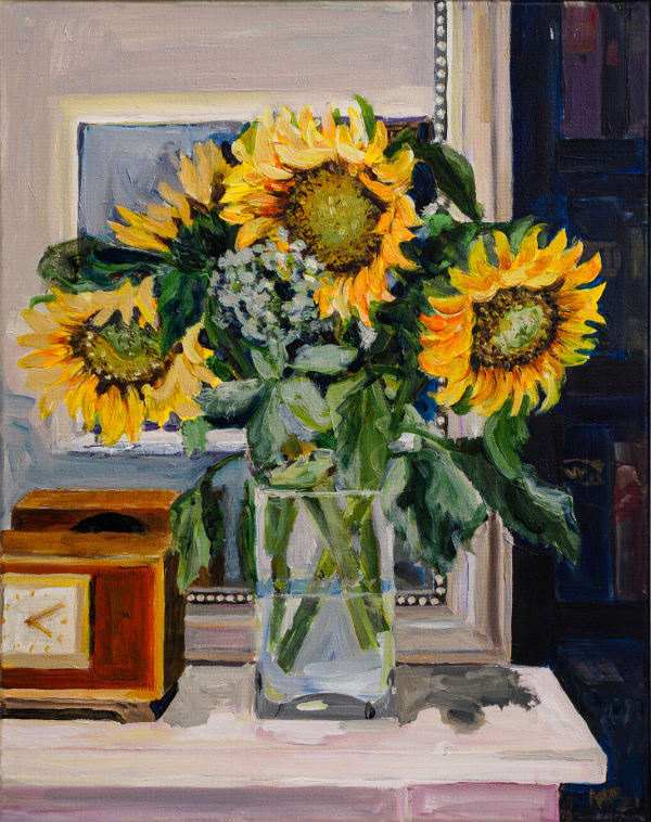 Margaret Powell, Still life with Sunflowers
