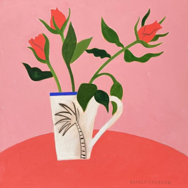 Sophie Harding, Roses in a Handmade Mug