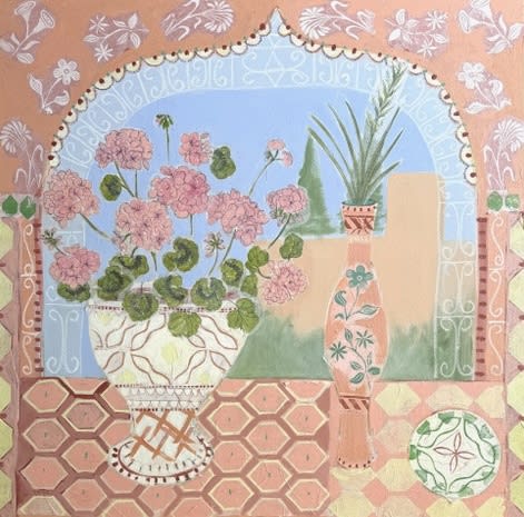 Andrea Curtis, Geraniums in the Sun