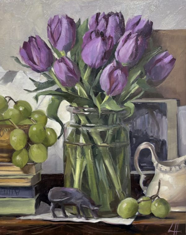 Louise Hawkins, Tulips and Grapes