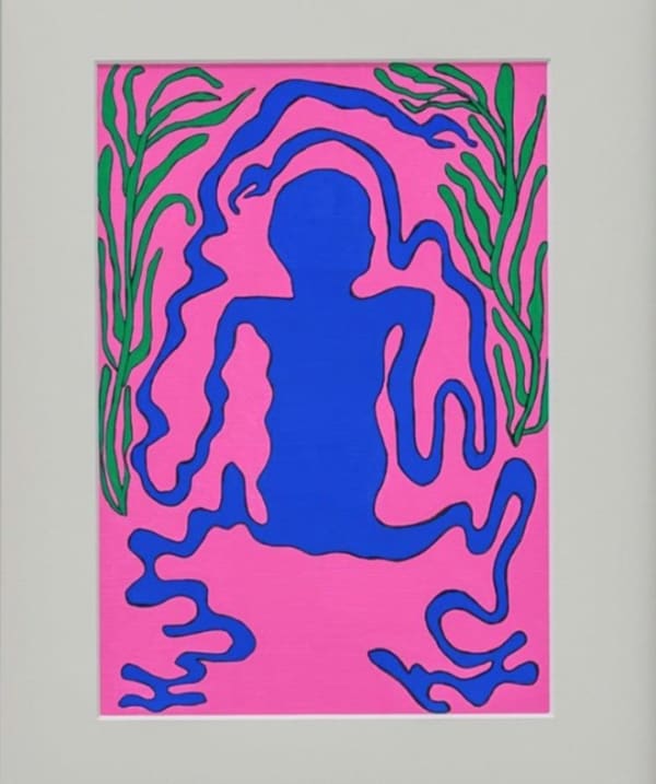 Anfal Al-Kandari All we want is to be cool, 2023 Acrylic on paper 17.8 x 25.4 cm