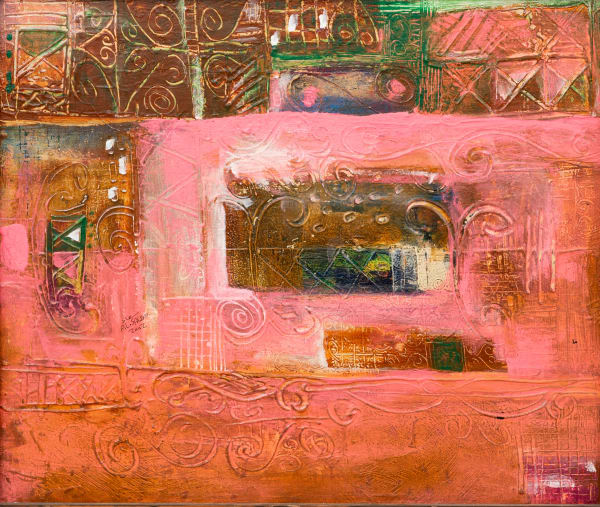 Suad Al Salem Do We Inhabit House, or Do They Inhabit us?, 2002 Acrylic on canvas 49 x 59 cm