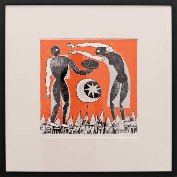 Hassan Manasrah Pizza Party, 2025 Digital art printing on paper 27.5 x 28.5 cm