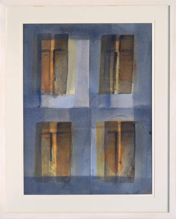 Mohammad Al Jaloos They are not numbers collection, 2024 Acrylic on canvas 75 x 76 cm