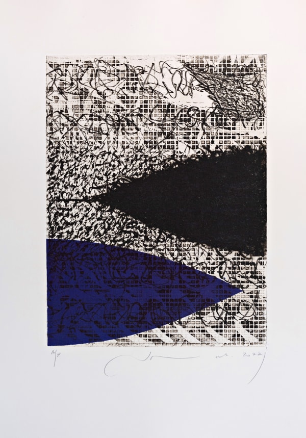 Jamal Abdul Rahim From the Book of Al Ma’arri, 2022 Engraving on Zinc 32.5 x 24.5 cm A/P