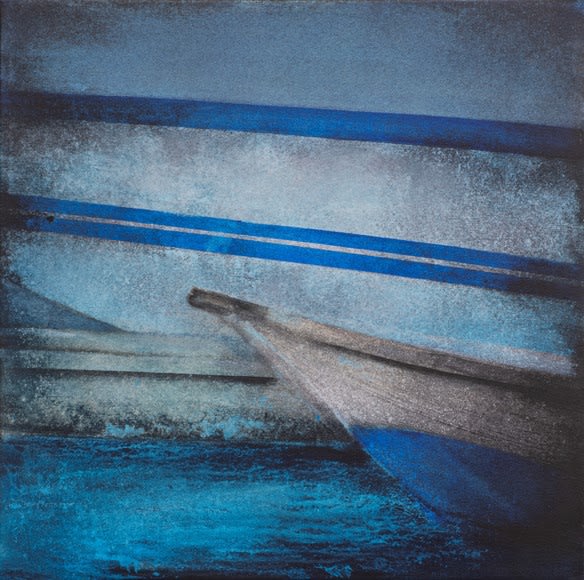 Ismail Al-Rifai Coastal Series 6, 2023 Acrylic on canvas 60 x 60 cm