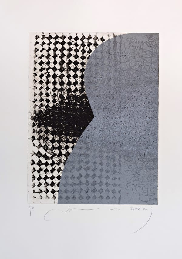 Jamal Abdul Rahim From the Book of Al Ma’arri (duplicate), 2022 Engraving on Zinc 32.5 x 24.5 cm A/P