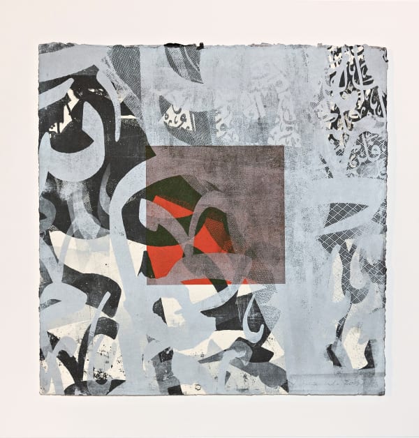 Jamal Abdul Rahim Calligraphy 2, 2013 Lithograph on paper 50 x 50 cm 5 of 5