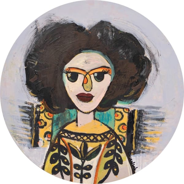 Lina Al Aali The Woman Who Once Was series, 2025 Acrylic on canvas 50 x 50 cm