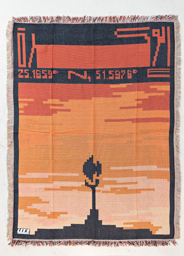 Maryam Al Homaid El Wakrah, 2023, 2023 Stitched signed and the back Hand woven / Hand dyed 180 x 130 cm
