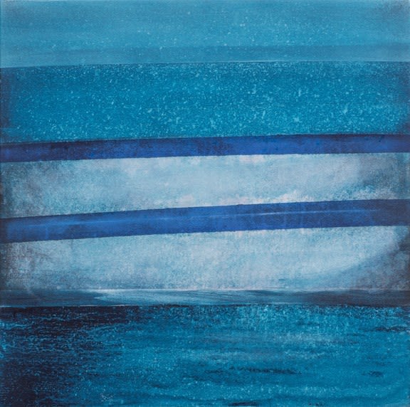 Ismail Al-Rifai Coastal Series 7, 2023 Acrylic on canvas 60 x 60 cm