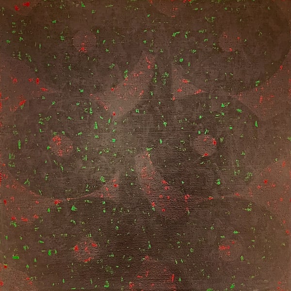 Hakim Ghazali Untitled , 2013 Mixed media on canvas 50 x 50 cm