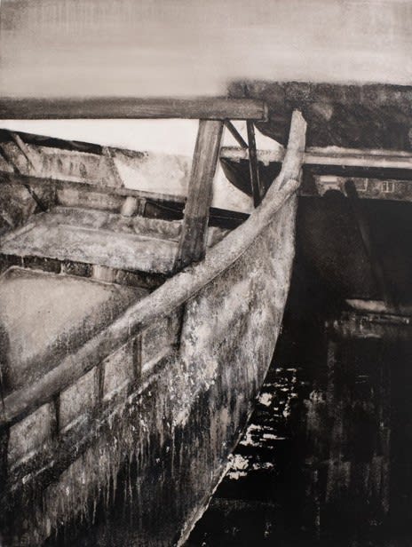 Ismail Al-Rifai Coastal Series 1, 2023 Acrylic on canvas 122 x 92 cm