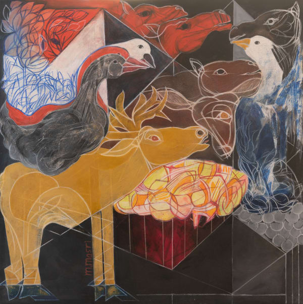 Fragments of My Soul A solo exhibition of Palestinian artist Mahmoud Al Masri