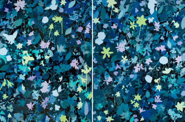 Carlyle Wolfe Lee - Blue Wedding Flowers I, 2023