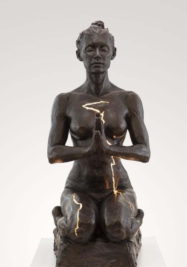 Inspiration, Bronze, Electricity, Lighted, Metamorphosis, Female