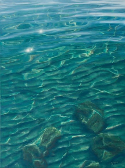 Little Rainbows 8 oil on canvas 48 x 36 inches