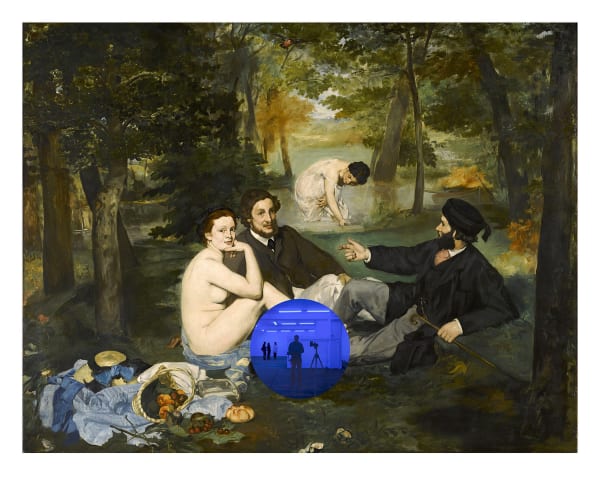 Gazing Ball (Manet Luncheon on the Grass) 39 1/6 x 48 in., Ed. 20