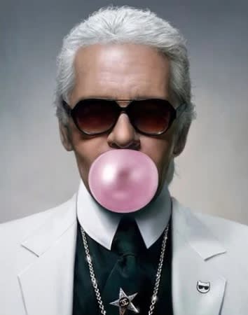 Karl Lagerfeld 40 x 30 in., Ed. 250 68 x 48 in., Ed. 25